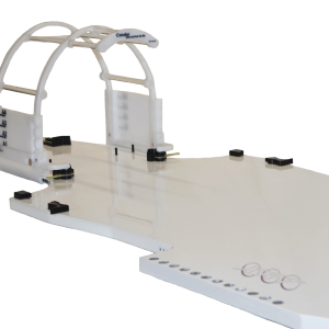 Adjustable coil holder for MR