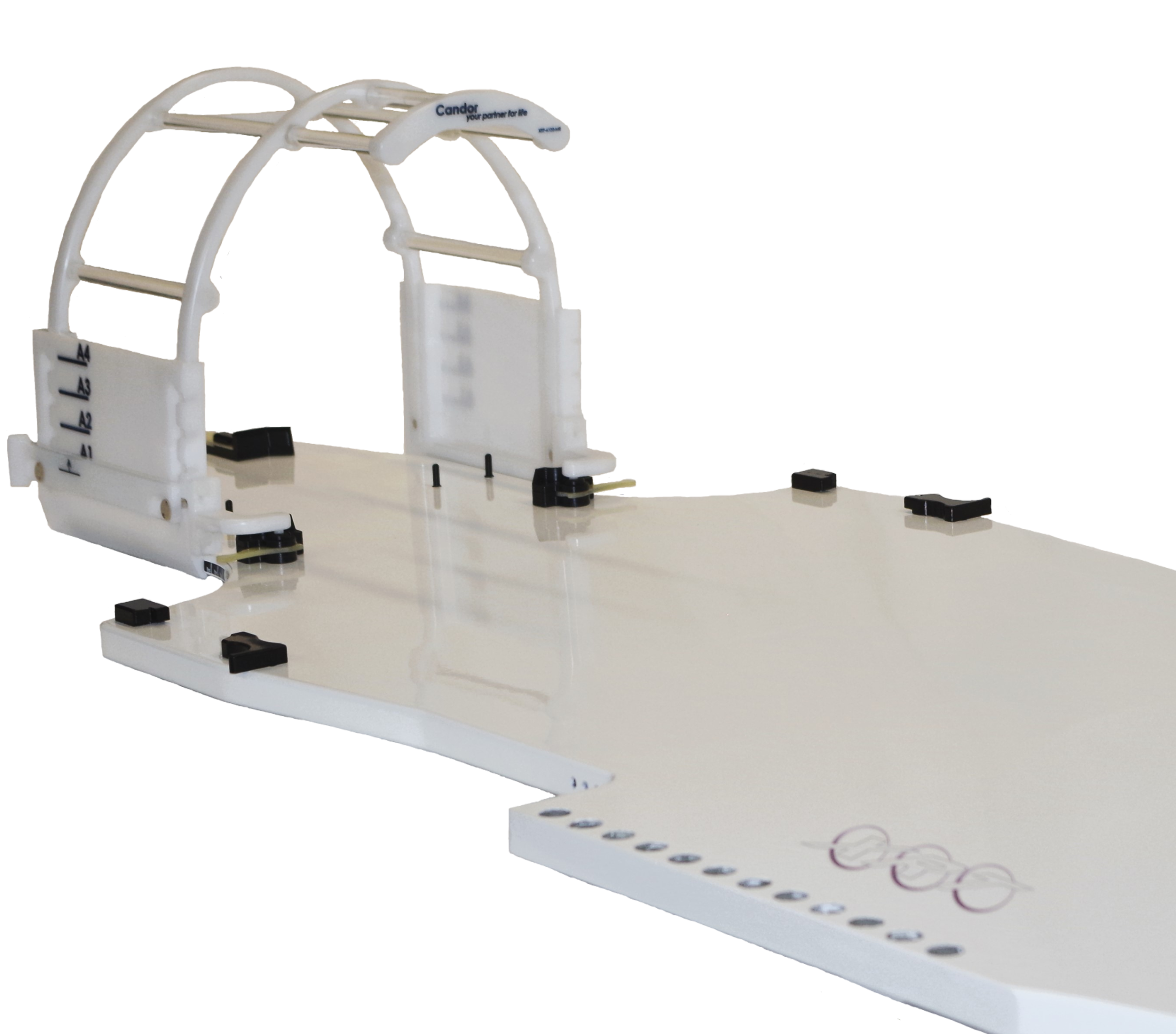 Adjustable coil holder for MR